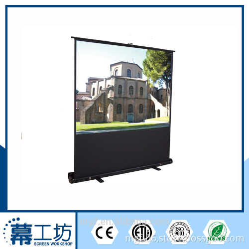 Floor Projector Screen Stand with Scissor Mechanism/Portable Projection Screen